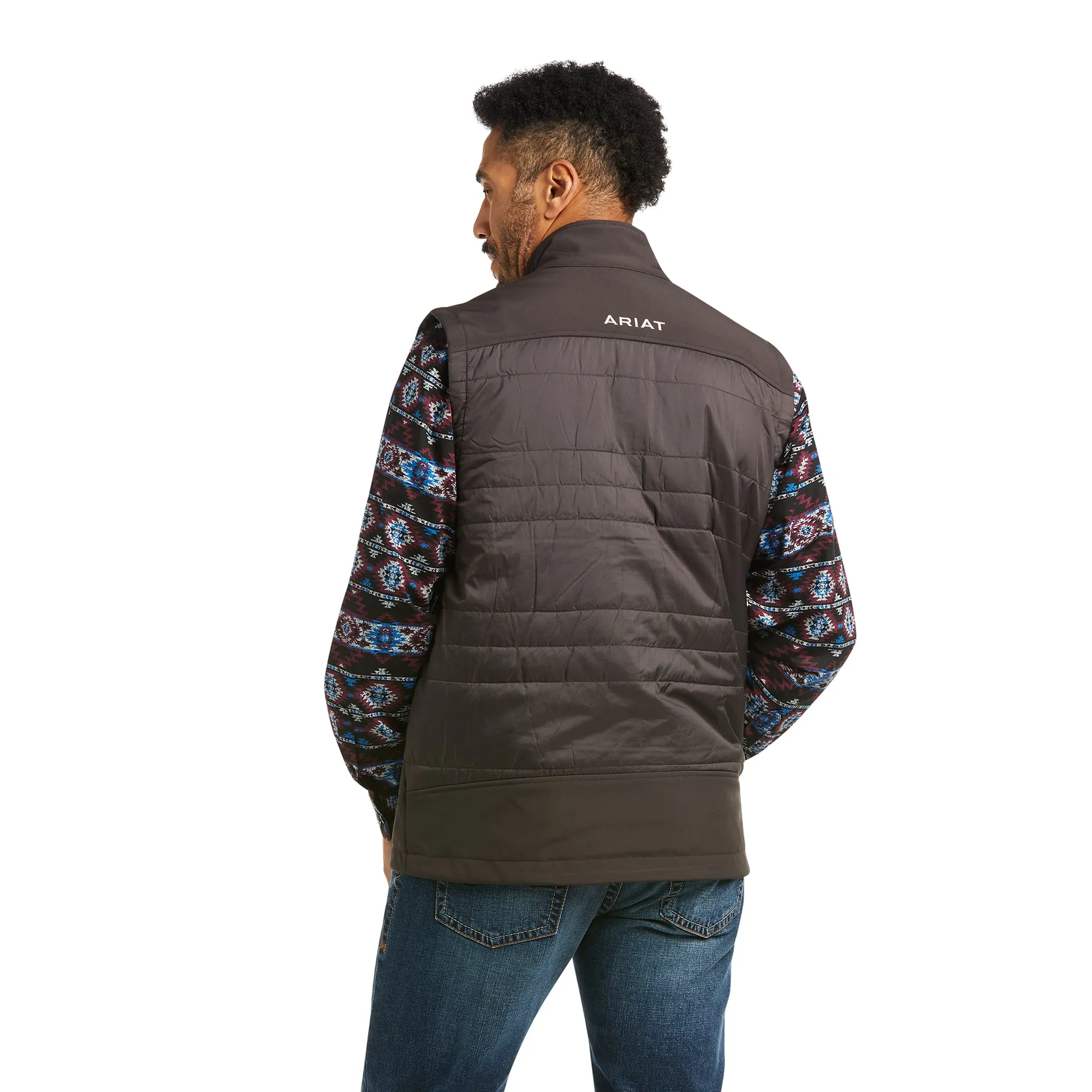 Ariat Men's Elevation Espresso Brown Insulated Vest 10037554