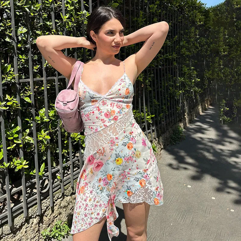 Cambrie Floral Mini Dress