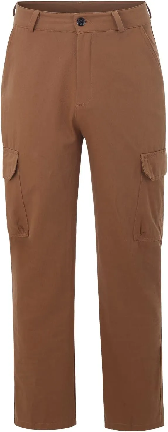 Cargo Pants for Men Big and Tall Mesh Jogger Zipper Running Pants Pockets Men's Pants Stripped Trousers Men's Fleece