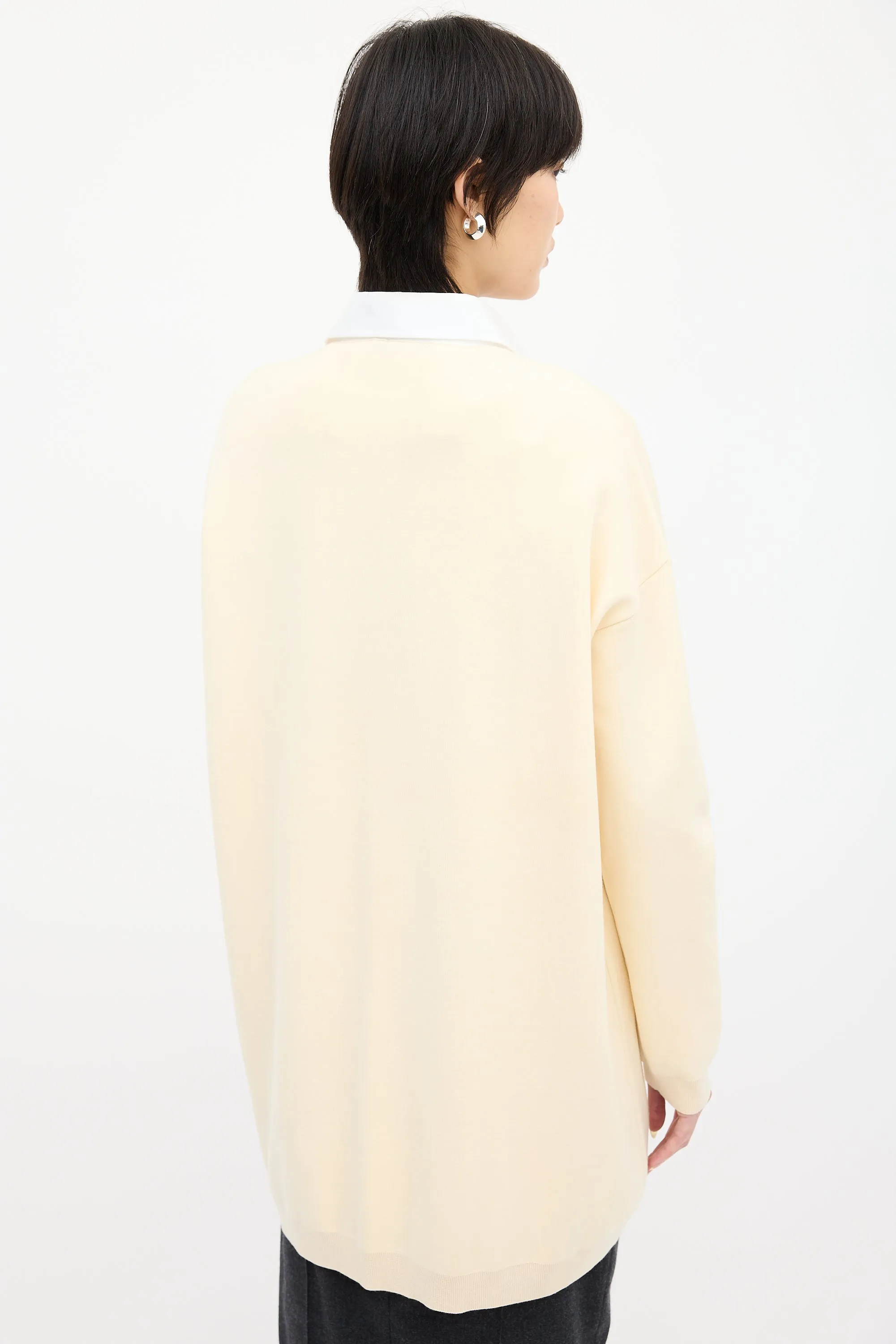 Cream Miru Oversized Sweater
