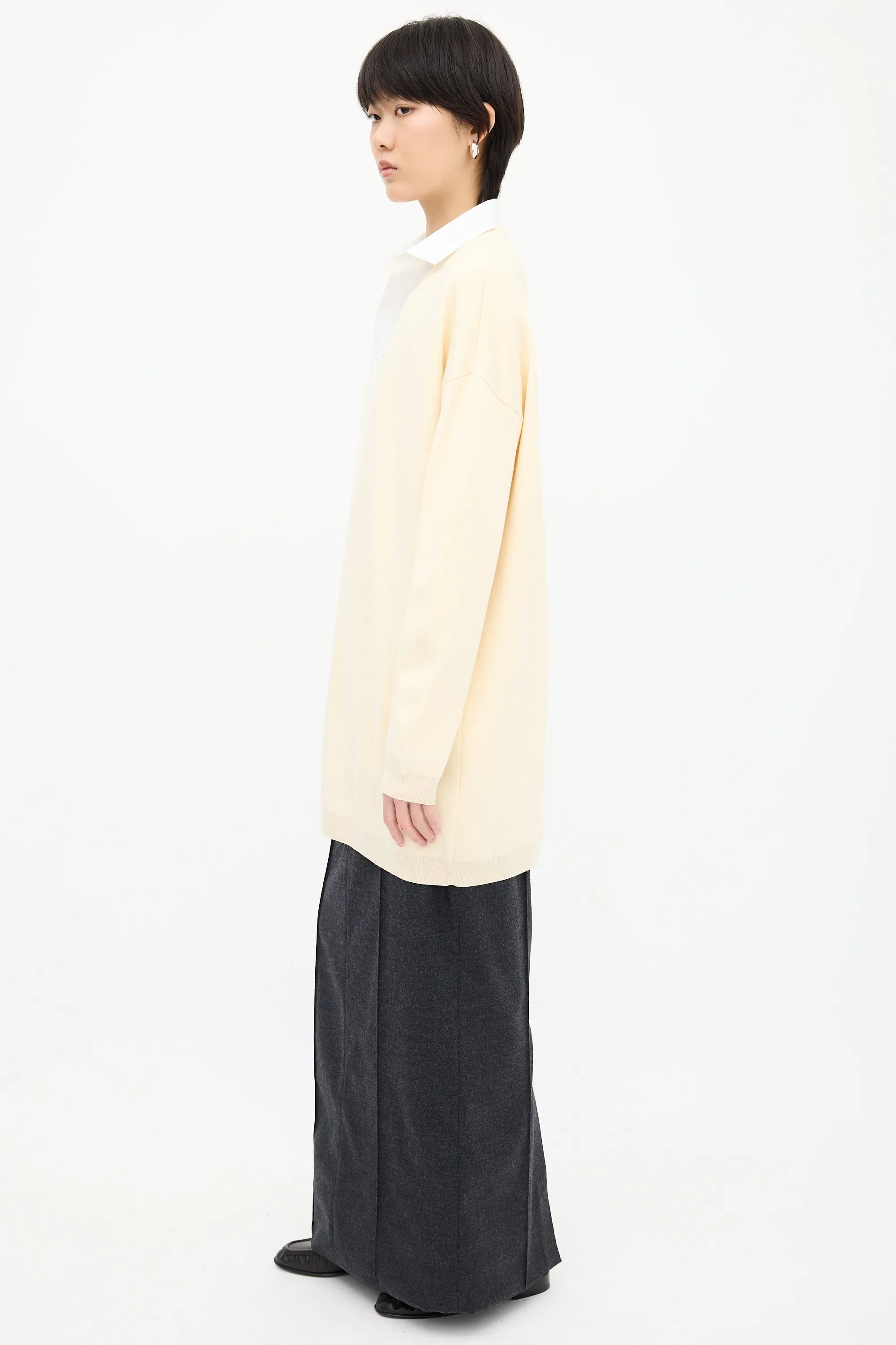 Cream Miru Oversized Sweater