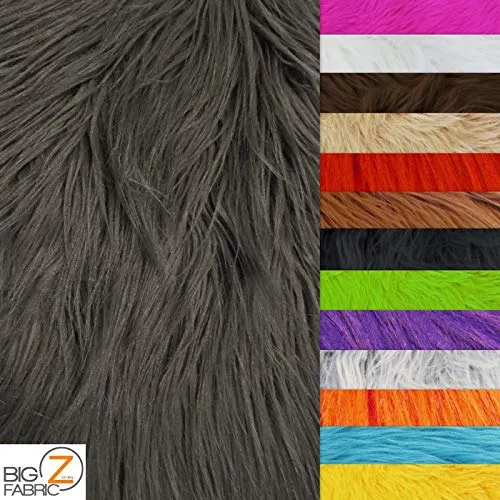 Faux Fake Fur Solid Gorilla Animal Long Pile Fabric / Turquoise / Ecoshag 15 Yard Bolt