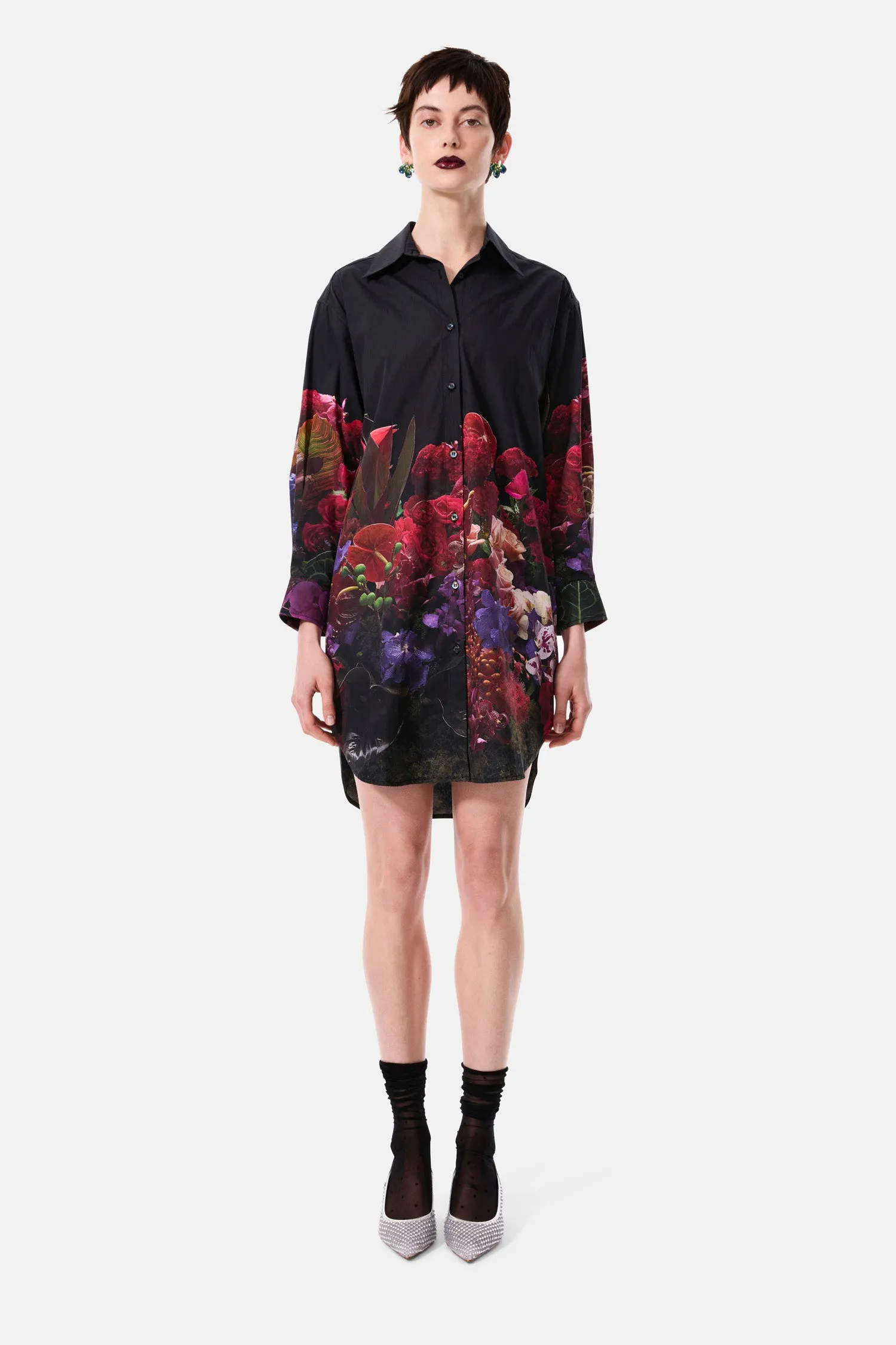 flower whisper shirt dress