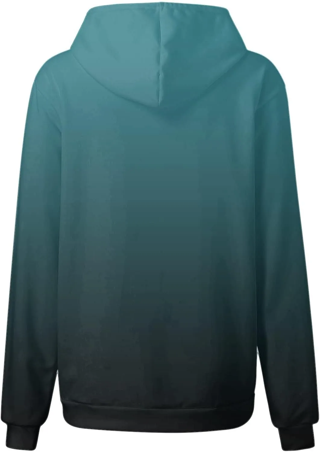 GOFULY Women'S Fashion Hoodies & Sweatshirts Long Sleeve Drawstring Sweatshirt Gradient Color Fall Pullover Hoodie 2024