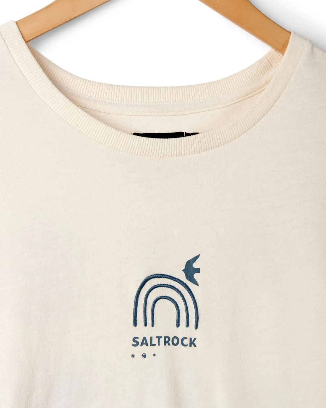 Journey - Recycled Womens Short Sleeve T-Shirt - Cream