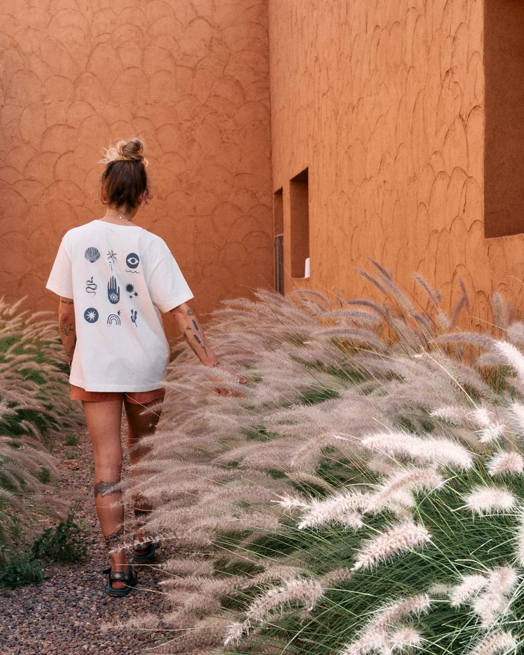 Journey - Recycled Womens Short Sleeve T-Shirt - Cream