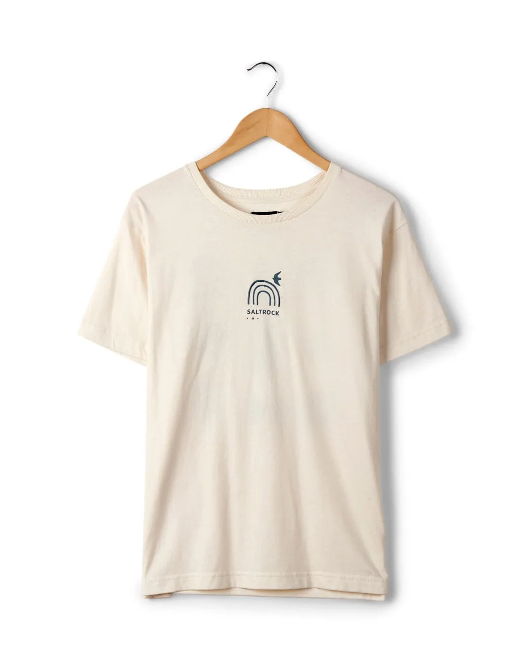 Journey - Recycled Womens Short Sleeve T-Shirt - Cream