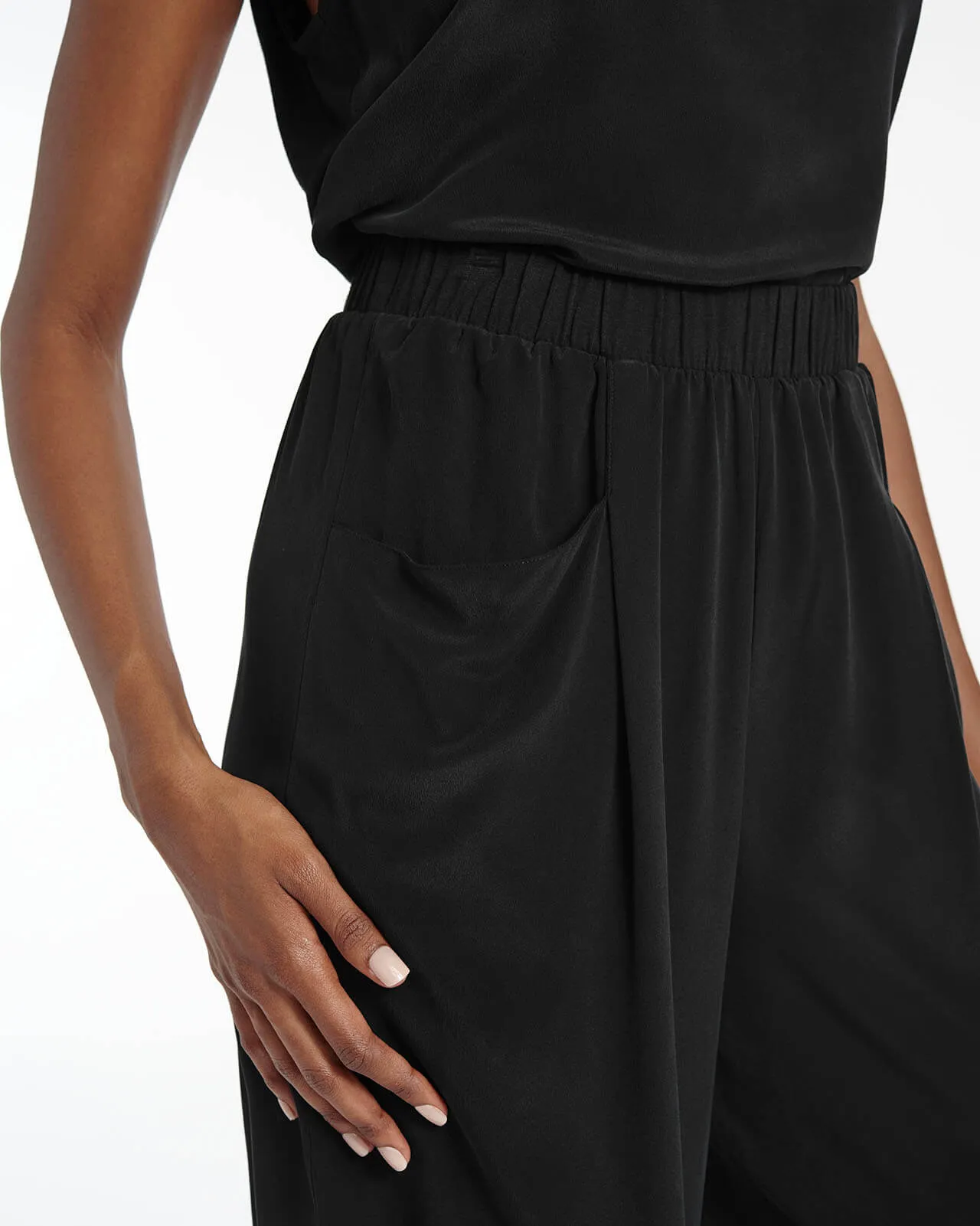 Lima Silk Wide Leg Pant