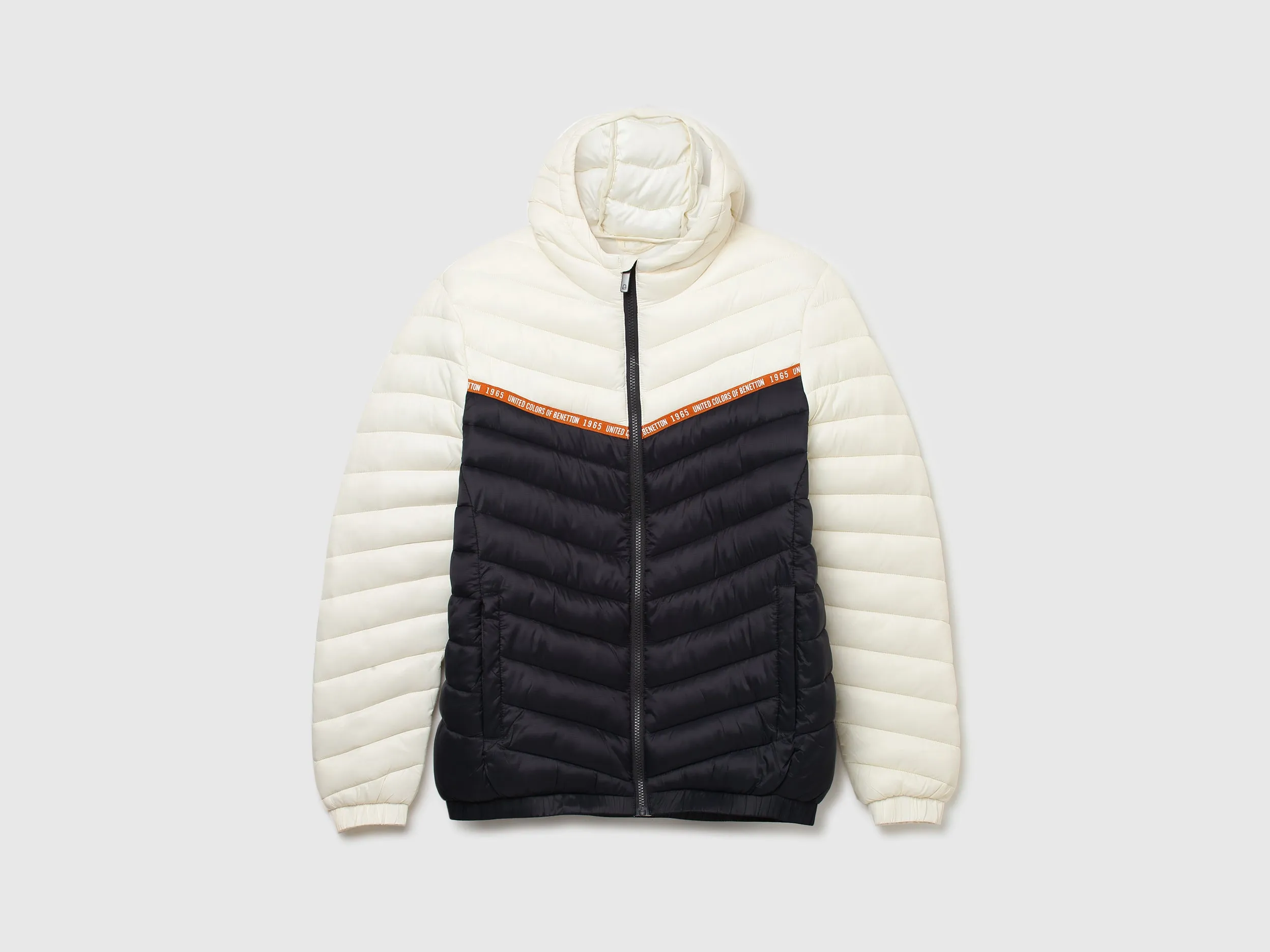 Men Quilted Hood Jacket