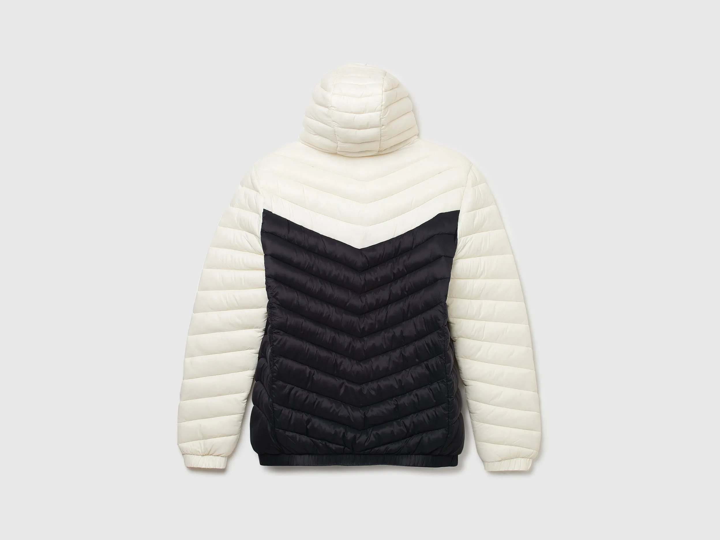Men Quilted Hood Jacket