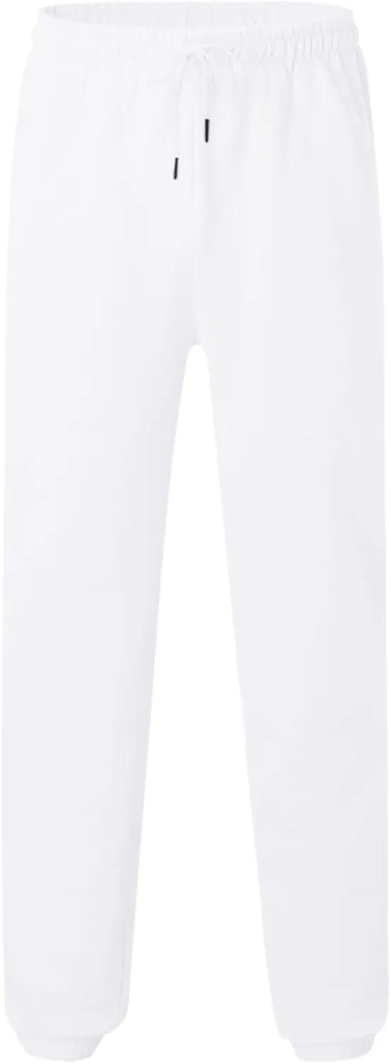 Mens Workout Cargo Sweatpants Work Jogger Pants with Pockets Mens Casual Pants Stretch Slim Fit Workout Bodybuilding