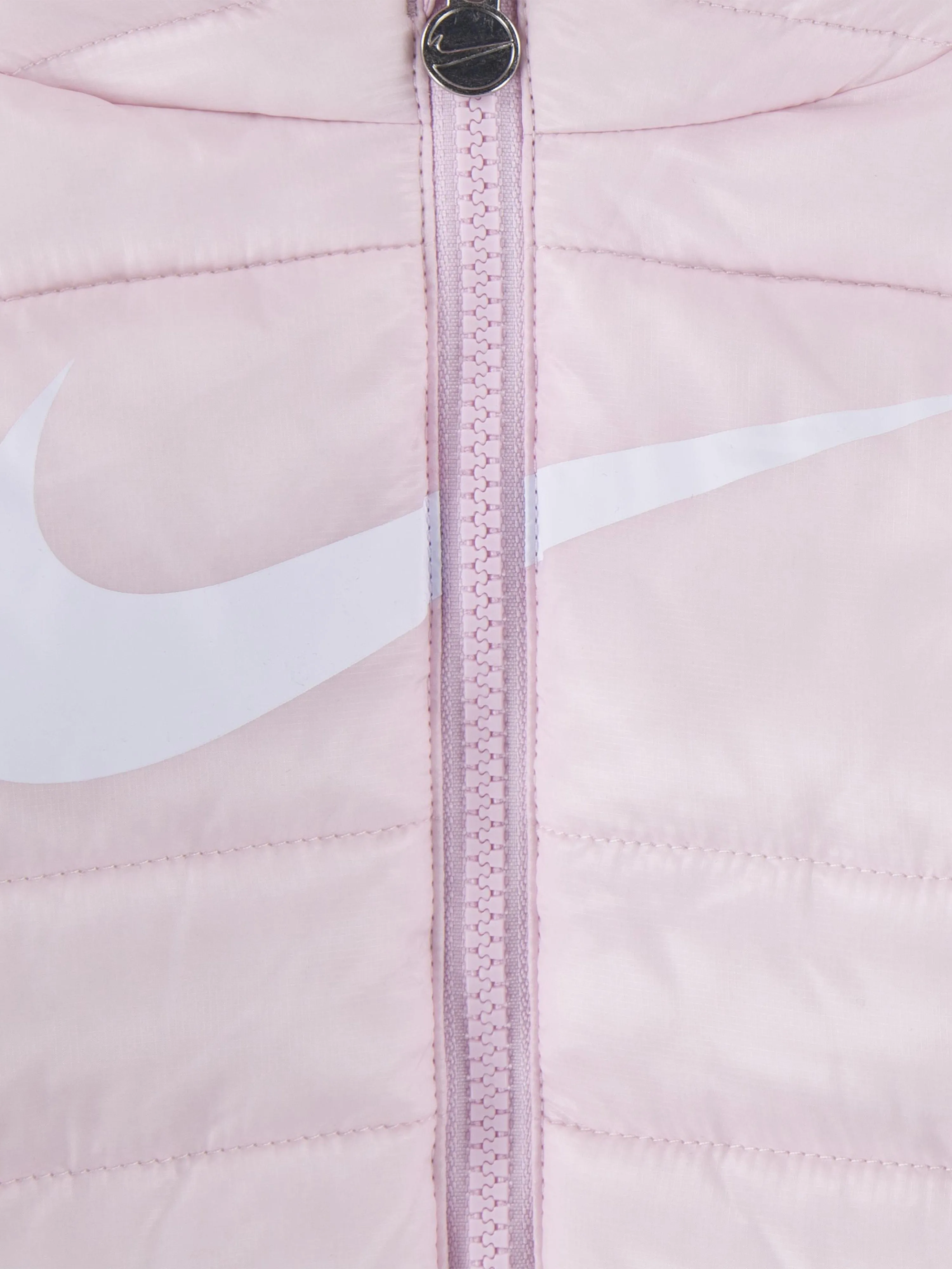 Nike Baby Girls Swoosh Snowsuit in Pink