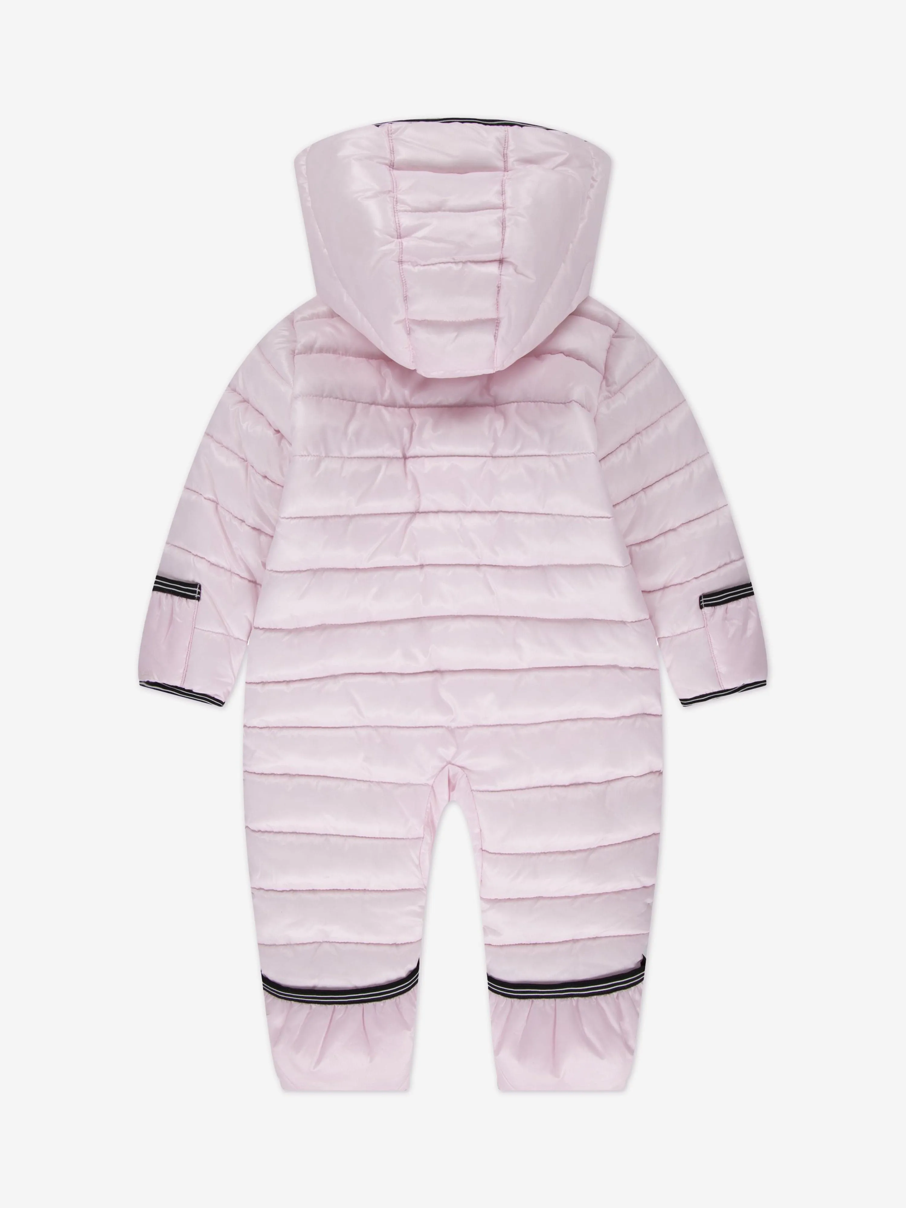 Nike Baby Girls Swoosh Snowsuit in Pink