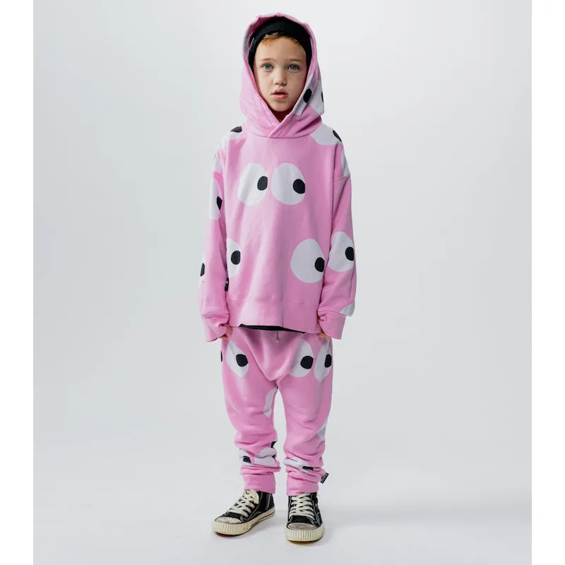 NUNUNU Side Eye Hoodie Super Pink