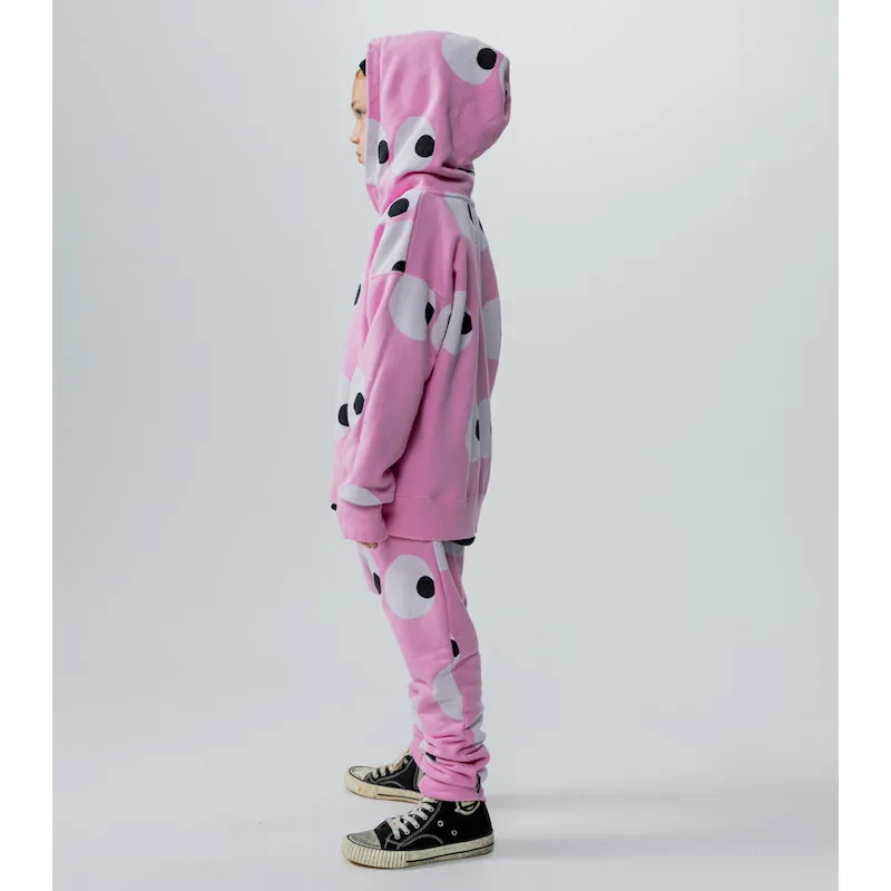 NUNUNU Side Eye Hoodie Super Pink