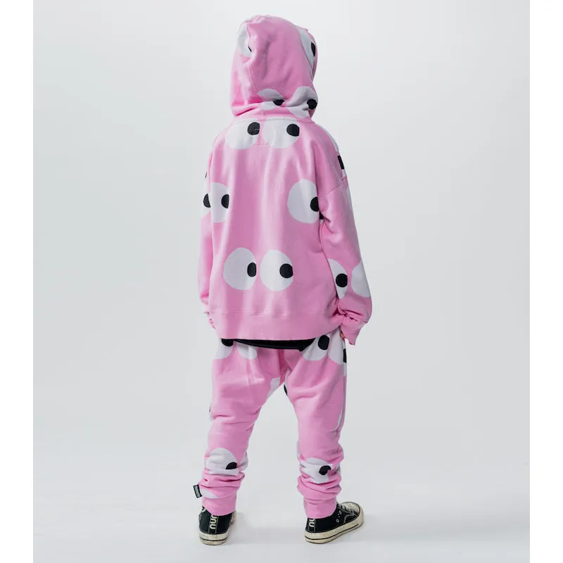 NUNUNU Side Eye Hoodie Super Pink