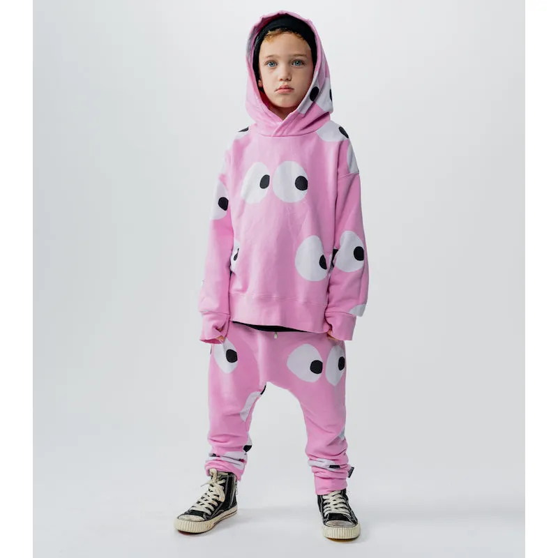 NUNUNU Side Eye Hoodie Super Pink