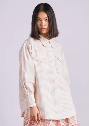Phoebe Shirt Apricot Business