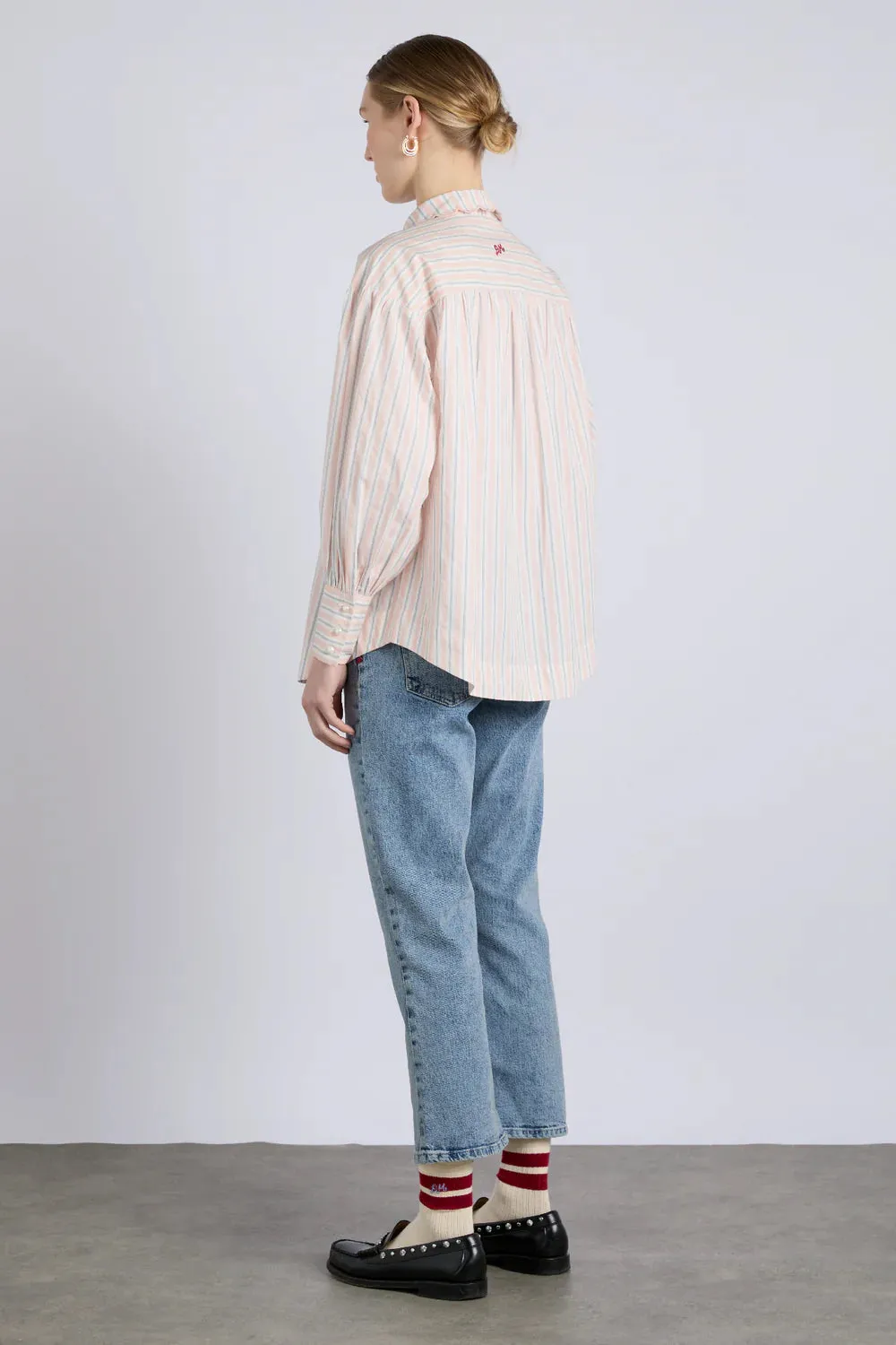 Phoebe Shirt Apricot Business