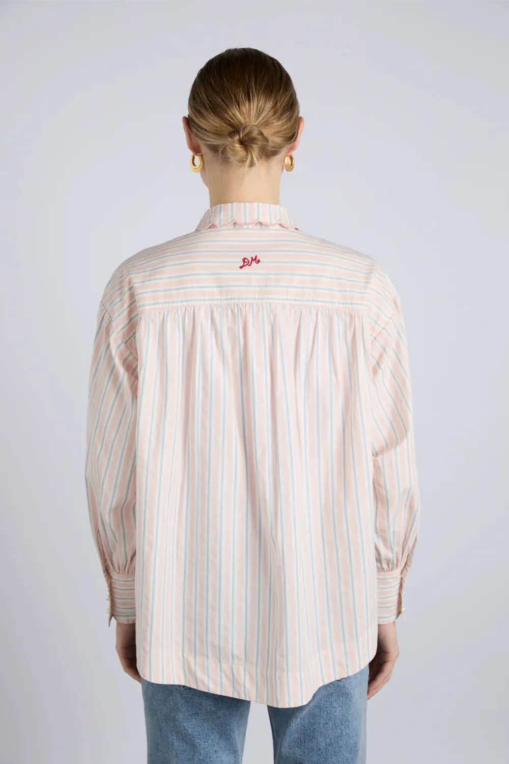 Phoebe Shirt Apricot Business