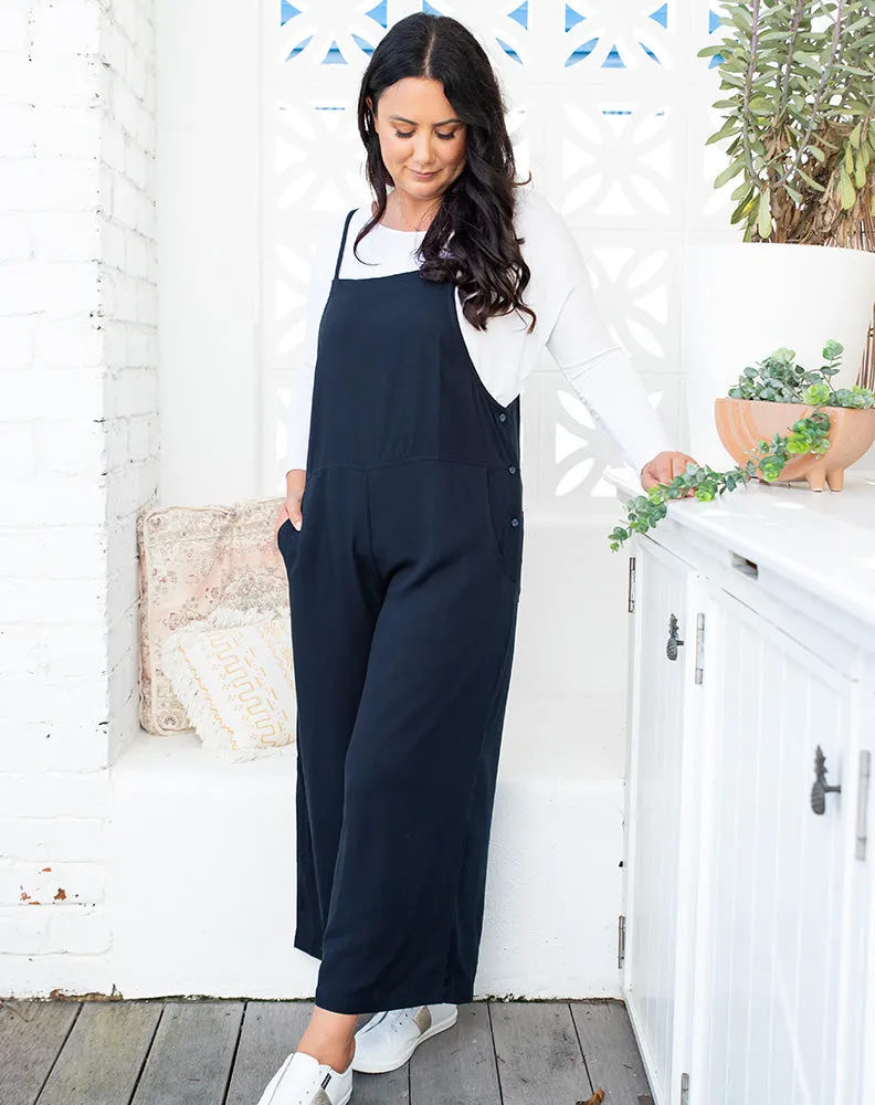 RAYON NAVY OVERALLS
