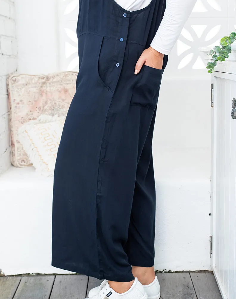 RAYON NAVY OVERALLS