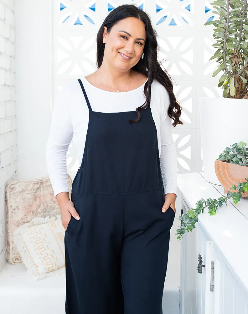 RAYON NAVY OVERALLS