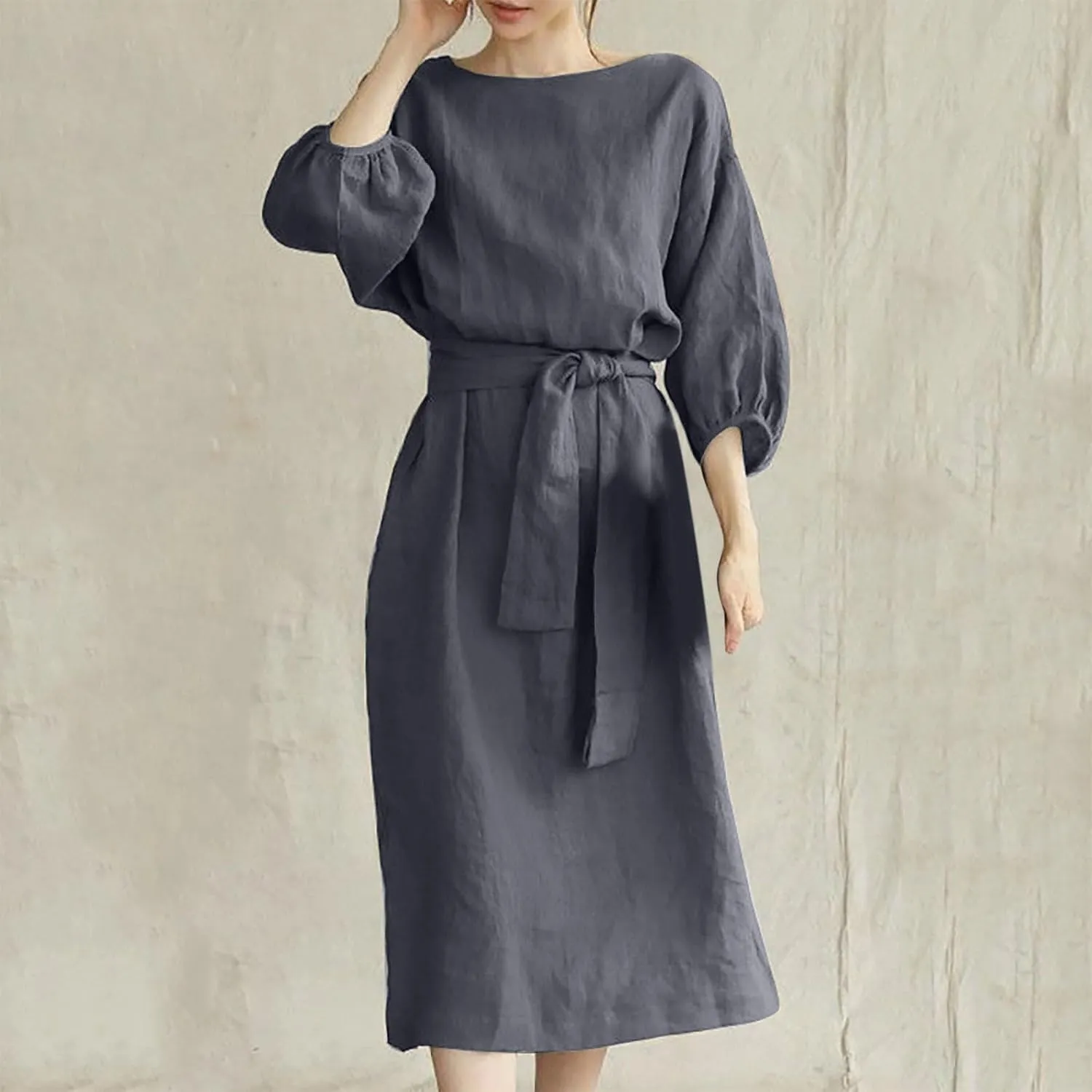 TARIENDY Vacation Dresses for Women 2025,Womens Plus Size Lace Up Dress Short Sleeve Dresses Summer Business Casual Outfits