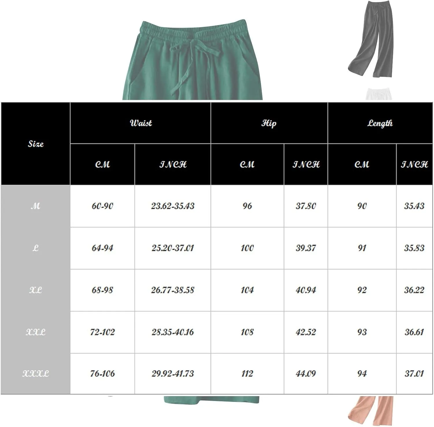 Wide Leg Dress Pants Women's High Waisted Dressy Trousers Linen Palazzo Summer Casual Loose High Waist Long Lounge